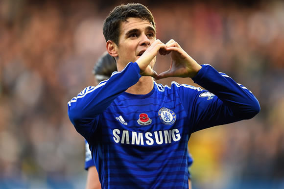 Chelsea star Oscar sparks Twitter storm after posting picture of him and his sister