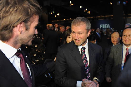 Roman's Beck-oning: Chelsea owner to team up with ex-Man United hunk to form super club