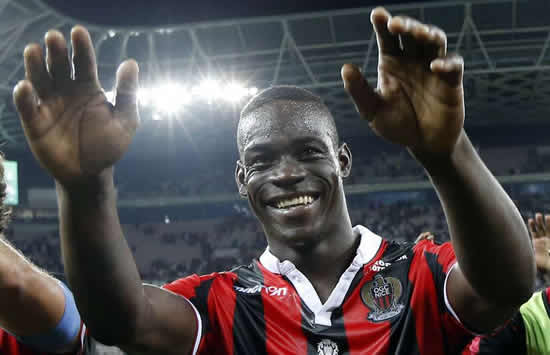 Mario Balotelli scores his fifth goal for Nice in four appearances