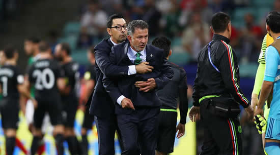 Osorio apologises for foul-mouthed outburst in 'almost violent' Mexico win