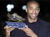 On the front foot: Henry won the first of his four Golden Boots in the Premier League that season after hitting the net 24 times