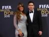 Antonella and Messi are all dressed up for the 2015 Ballon d'Or awards